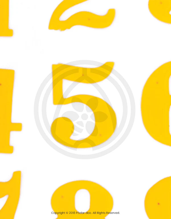 Broj za košnice, plastični