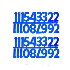 Brojevi za košnice, set, BEE