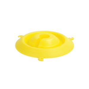 Pojilo za vodu PVC žuto, za flašu od 2l okruglo