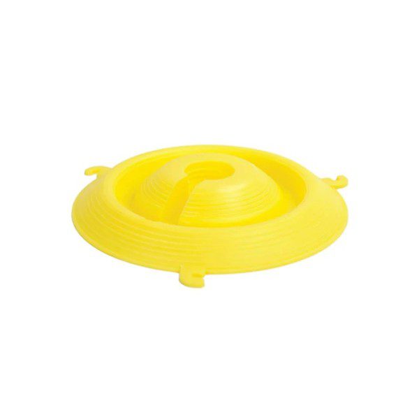 Pojilo za vodu PVC žuto, za flašu od 2l okruglo